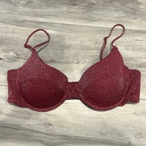 Triangl grape sparkle bikini top